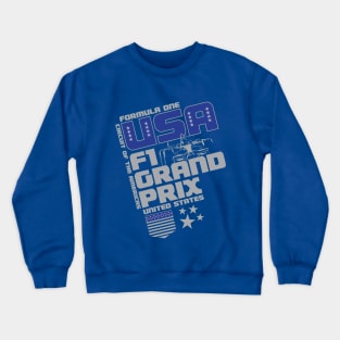 F1 Grand Prix USA Formula One United States Crewneck Sweatshirt